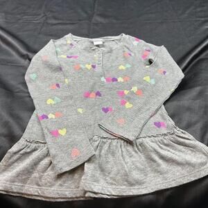 Circo GIRLS grey long sleeve sweater style dress